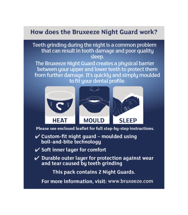 Self Fit teeth grinding night guard information